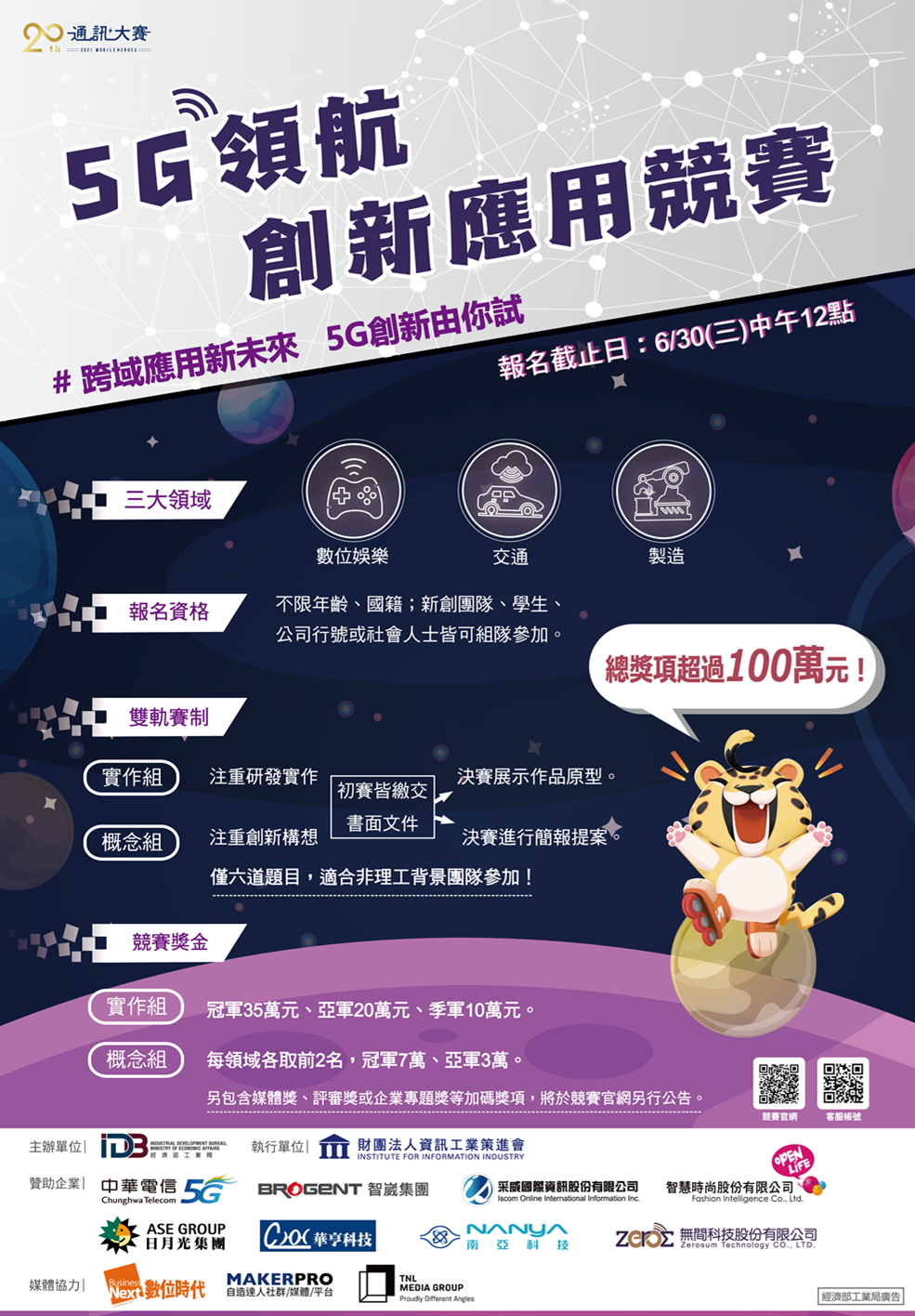 轉知經濟部工業局2021通訊大賽
